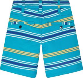 img 1 attached to Hurley Shorts Tropical Twist Stretch Boys' Clothing via Shorts