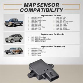 img 3 attached to 🚗 OTUAYAUTO Датчик MAP 1648138 - Ford F150 F250 F350 F600 F700 Bronco Explorer E150 Econoline - Подходит для транспортных средств 1984-1997 гг. - Послепродажный датчик абсолютного давления во впускном коллекторе в стиле OEM.