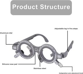 img 2 attached to Optometry Optician Optical Adjustable PD56 70Mm