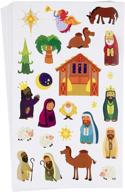 juvale nativity stickers 864 count christmas logo