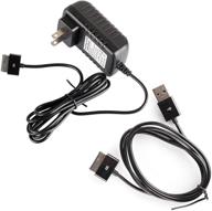 🔌 зарядное устройство для планшета elenker и usb 3.0 кабель для синхронизации данных: совместимо с планшетами asus transformer eeepad tf101 tf201 tf300 tf300t tf700 tf700t slider sl101. логотип