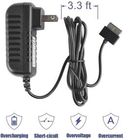 img 3 attached to 🔌 Зарядное устройство для планшета ELENKER и USB 3.0 кабель для синхронизации данных: Совместимо с планшетами Asus Transformer EeePad TF101 TF201 TF300 TF300T TF700 TF700T Slider SL101.
