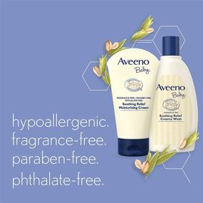 img 1 attached to 👶 Aveeno Baby Soothing Relief Moisturizing Cream: Natural Oat Complex, Hypoallergenic, Fragrance- & Paraben-Free - 8 oz