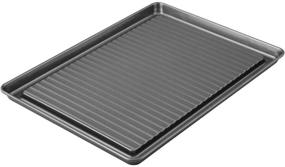 img 1 attached to 🍳 Wilton Non-Stick Griddle with Bacon Pan, Size: 15 x 20-Inch