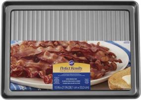 img 3 attached to 🍳 Wilton Non-Stick Griddle with Bacon Pan, Size: 15 x 20-Inch