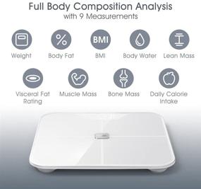 img 3 attached to 📱 IHealth Nexus Body Fat Scale: Your Smart BMI Scale for Accurate Weight Analysis with Bluetooth and Smartphone App Support - White
