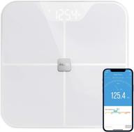 📱 ihealth nexus body fat scale: your smart bmi scale for accurate weight analysis with bluetooth and smartphone app support - white logo