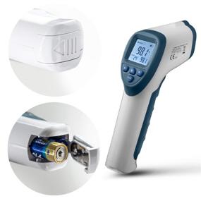 img 1 attached to 🌡️ Home Zone Living No-Touch Forehead and Ear Infrared Thermometer for Adults, Children, Infants and Babies, (32-212°F), ±.4°F Accuracy, Rapid Results, 32 Data Sets, Illuminated Display, Audible Fever Alerts, USA-Based