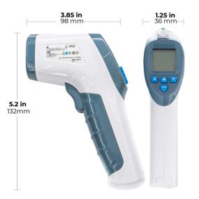 img 2 attached to 🌡️ Home Zone Living No-Touch Forehead and Ear Infrared Thermometer for Adults, Children, Infants and Babies, (32-212°F), ±.4°F Accuracy, Rapid Results, 32 Data Sets, Illuminated Display, Audible Fever Alerts, USA-Based