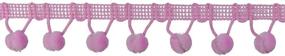 img 1 attached to 🎀 Light Pink Ball Fringe - 1-1/8" Wide, 9 Yards; Perfect for Crafts and Décor