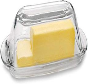 img 1 attached to Mesa Glass Butter Container by Circleware 66708