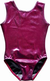 img 2 attached to 🤸 Demi Basic Mystique Tank Gymnastics Leotard TL011: Enhance Your Gymnastics Performance with Style and Comfort