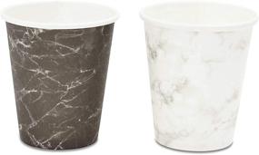 img 1 attached to 🥤 Small Marble Paper Cups for Bathroom, Rinsing, Mouthwash - 3 oz (Pack of 600)