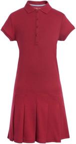 img 3 attached to 👗 Stylish Girls' Uniform Dresses: Tommy Hilfiger Interlock Clothing Collection