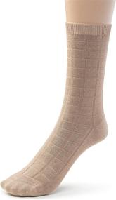img 3 attached to Silky Toes Boys Girls Bamboo Crew Socks - 3 or 6 Pk: Stylish Dress and School Seamless Socks