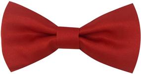img 4 attached to Stylish Metallic Bowtie Accessories for Toddlers - Adjustable Boys' Fashion Accessories