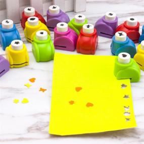 img 3 attached to Intriguing LGEGE 10 Pcs Paper Punch: Expand Your Crafting Horizons with Various Shapes – Perfect for Kids!