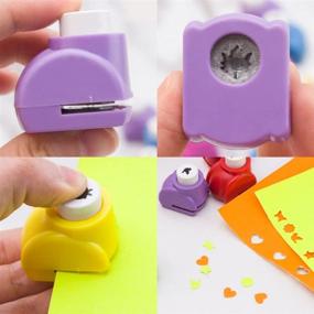 img 1 attached to Intriguing LGEGE 10 Pcs Paper Punch: Expand Your Crafting Horizons with Various Shapes – Perfect for Kids!