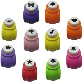 img 4 attached to Intriguing LGEGE 10 Pcs Paper Punch: Expand Your Crafting Horizons with Various Shapes – Perfect for Kids!