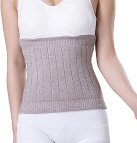 img 4 attached to ✨ YUPPIE TONE Warm Cashmere Waistband: Unisex Kidney Stomach Binder Belt for Superior Waist Support and Abdominal Protection