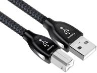 🎧 высококачественный usb-кабель audioquest carbon (0,75 м) серого/черного цвета - безшовное соединение типа a-b для улучшенного аудио-производительности логотип