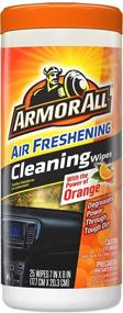 img 4 attached to 🍊 Armor All Car Interior Cleaner Wipes - Dirt & Dust Cleaning for Cars, Trucks, Motorcycles - Orange (25 Count)