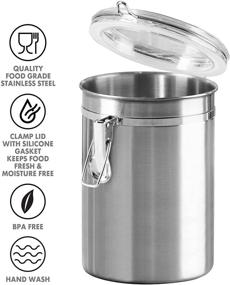 img 2 attached to 🥫 Oggi 62-Ounce Silver Food Storage Container: Secure and Stylish Solution for Storing Your Food