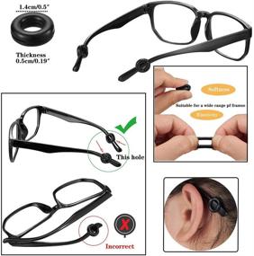 img 2 attached to Eyeglasses Retainers Anti Slip Protectors Spectacle