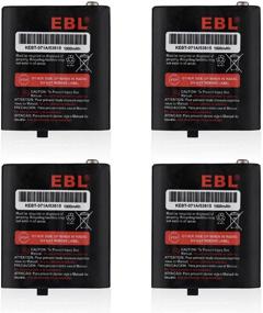 img 4 attached to 🔋 EBL Pack of 4 3.6V 1000mAh Rechargeable Batteries for Talkabout 53615 KEBT-071A/B/C/D Two-Way Radios
