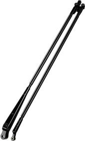 img 3 attached to 🚗 AutoTex 200483N Wiper Arm - 28 Inch Pantograph (ISO/Double-flat Shaft)
