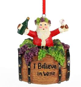 img 4 attached to Ornativity Santa Wine Barrel Ornament