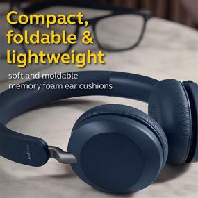 img 1 attached to 🎧 Unleash the Power of Music: Jabra Elite 45h Navy Wireless Headphones - Unmatched Speakers, Endless Battery, Rapid Charge