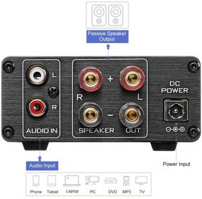 img 1 attached to 🔊 AIYIMA 2-канальный цифровой аудиоусилитель TPA3251, 175Вт + 175Вт HiFi мини-усилитель мощности, домашний профессиональный усилитель NE5532 с высокой мощностью полного частотного диапазона класса D (серебристый с адаптером питания)