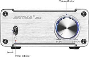 img 2 attached to 🔊 AIYIMA 2-канальный цифровой аудиоусилитель TPA3251, 175Вт + 175Вт HiFi мини-усилитель мощности, домашний профессиональный усилитель NE5532 с высокой мощностью полного частотного диапазона класса D (серебристый с адаптером питания)