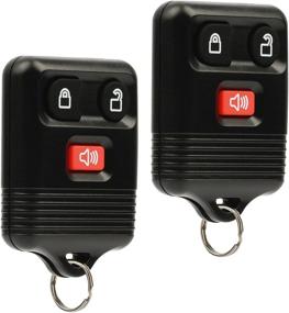 img 3 attached to 🔑 High-Quality Key Fob Keyless Entry Remote Set for Ford, Lincoln, Mercury, Mazda - Compatible with F150 F250 F350 Escape Expedition Explorer Ranger and More (2-Pack)