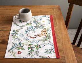 img 1 attached to Holly Cotton Placemats from Maison Hermine