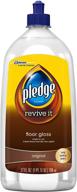 🌿 pledge floor gloss liquid: sealed wood protector for dirt removal, polishing & shiny floor maintenance, original scent, 27 fl oz logo