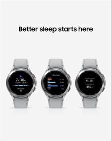 img 1 attached to ⌚ Samsung Galaxy Watch 4 Classic 46mm: ECG Monitor, Health & Fitness Tracker, Sleep Cycle Analysis, GPS, Fall Detection, Bluetooth - Silver (US Version)