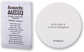 img 1 attached to 🎵 Enhance Your Home Theater Experience with the Acoustic Audio by Goldwood R191-5S In-Ceiling/In-Wall 5 Speaker Set: 2 Way, 1000 Watts of Pure Audio Power