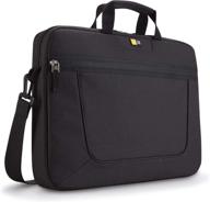 black case logic 15.6-inch laptop attache bag (vnai-215) logo