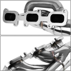 img 3 attached to 🔧 Stainless Steel Exhaust Header Manifold - DNA Motoring HDS-FM11-37L-SHORTY