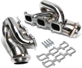 img 4 attached to 🔧 Stainless Steel Exhaust Header Manifold - DNA Motoring HDS-FM11-37L-SHORTY