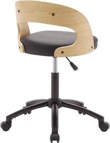 img 1 attached to Calico Designs 18700: Stylish Black/Ashwood Student Art Chair for Optimal Comfort and Productivity