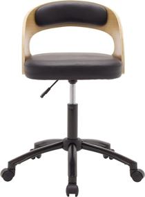 img 2 attached to Calico Designs 18700: Stylish Black/Ashwood Student Art Chair for Optimal Comfort and Productivity