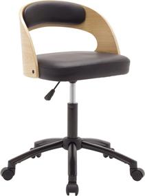 img 4 attached to Calico Designs 18700: Stylish Black/Ashwood Student Art Chair for Optimal Comfort and Productivity