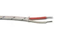 j type thermocouple braided fiberglass insulation logo