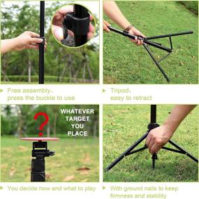 img 1 attached to 🏞️ Nioniu Outdoor Frisbee Games for Yard, Beach, Backyard, Lawn, Camping - Fun Activities for Kids, Teens, Adults, and Families - Can Jam, Beersbee, Bottle Bash - Disc Game with No Installation Needed