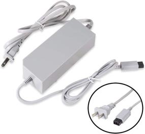 img 3 attached to Tesha Wii Console Charger: AC Wall Power Adapter Cable Cord for Nintendo WII rvl-001 (NOT Wii U) - An Essential Power Supply