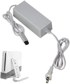 img 2 attached to Tesha Wii Console Charger: AC Wall Power Adapter Cable Cord for Nintendo WII rvl-001 (NOT Wii U) - An Essential Power Supply