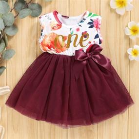 img 3 attached to 👗 Shalofer Dark Floral Three Vest for Girls' Skirts & Skorts - Little Birthday Clothing